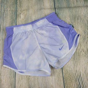 New NIKE dri-fit tie-dye marble print mesh panel shorts